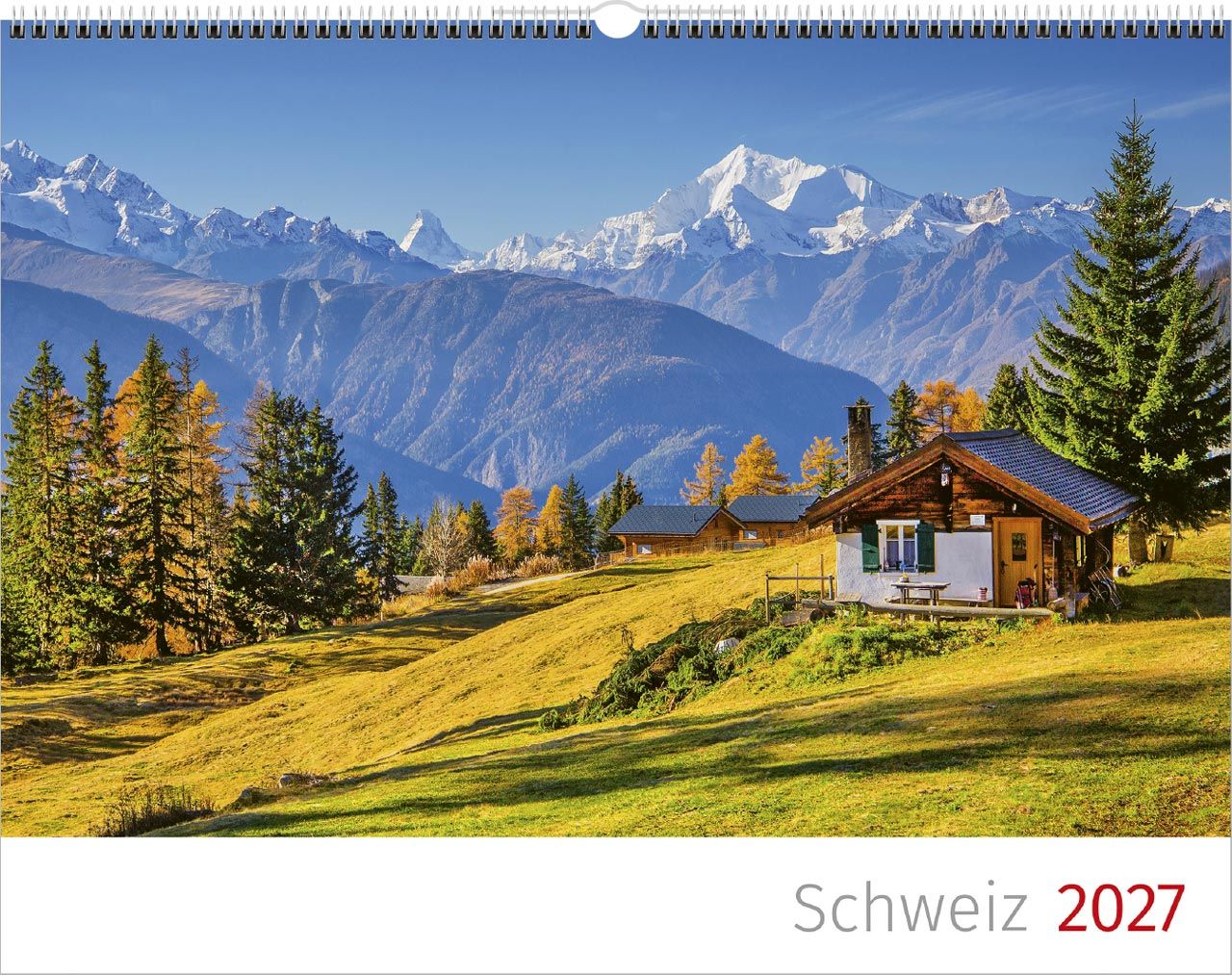 Wandkalender - Schweiz 2027 - deutsch