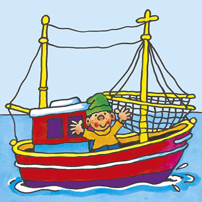 Badewannenbuch - Am Meer - Am Meer / Segelboot / Kind