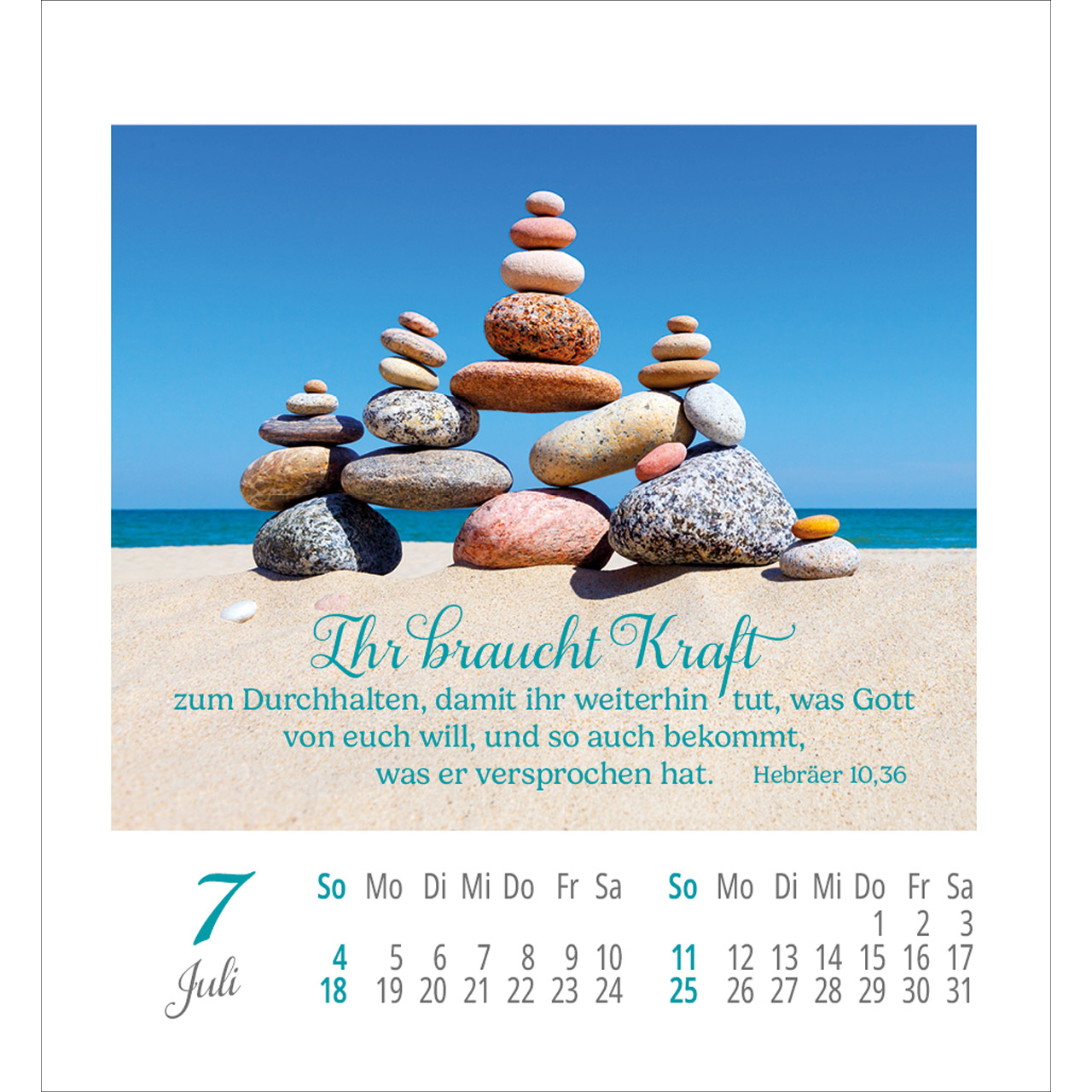 Aufkleberkalender - Lieblingsworte umgeben dich 2027