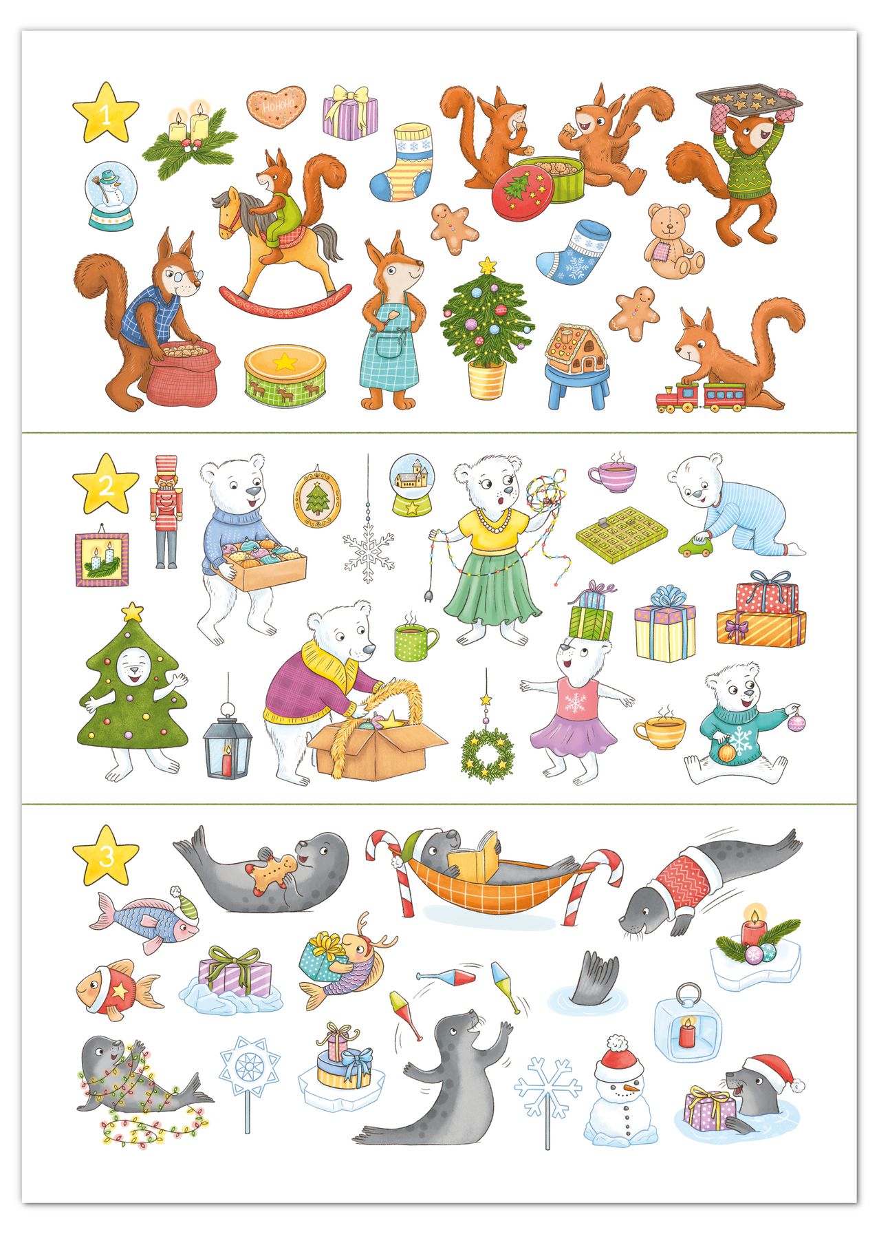Adventskalender - Mein Sticker-Adventskalender