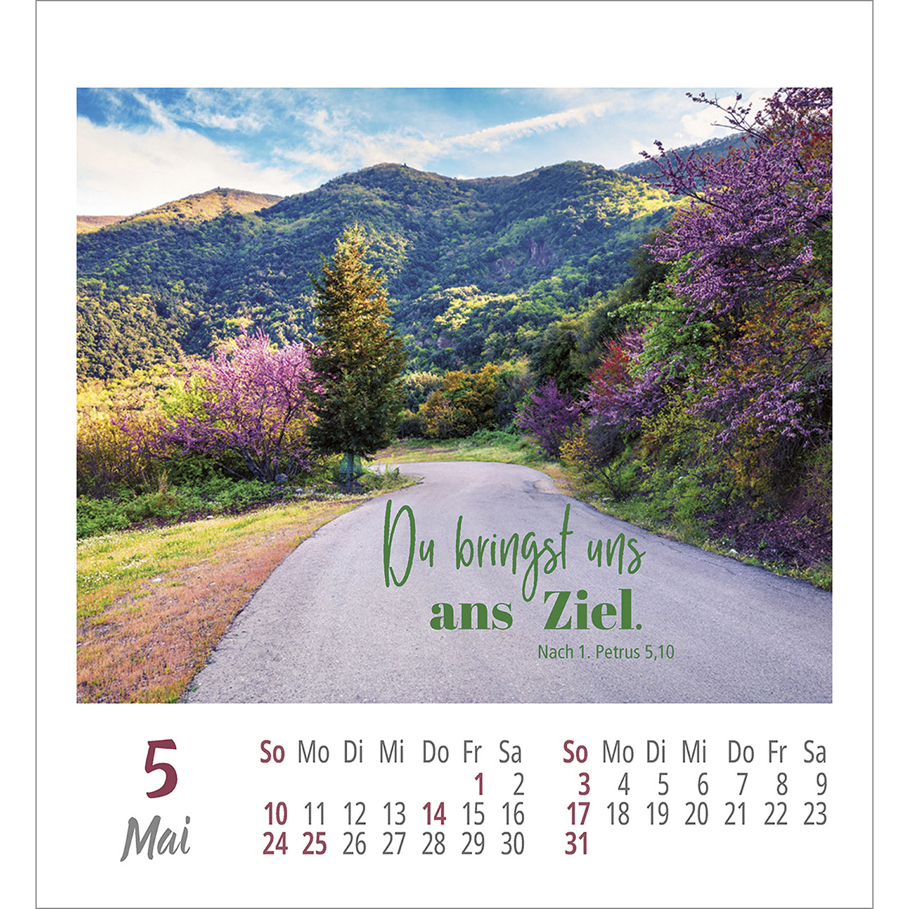 Aufkleberkalender - Frei sein & leben 2026
