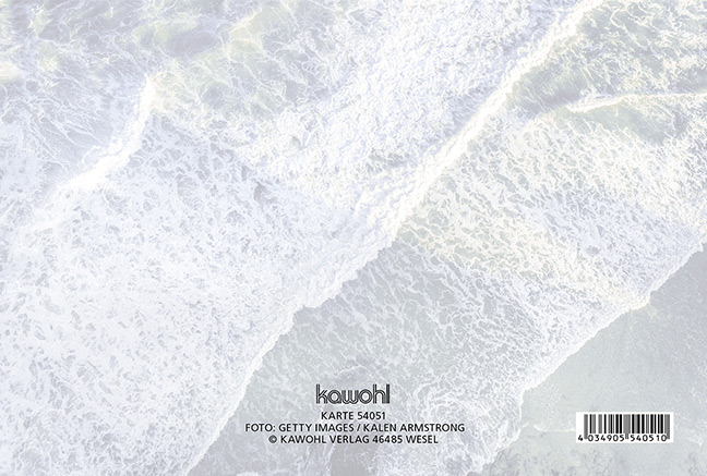 Faltkarte - Zur Konfirmation - Meer Wellen Gischt