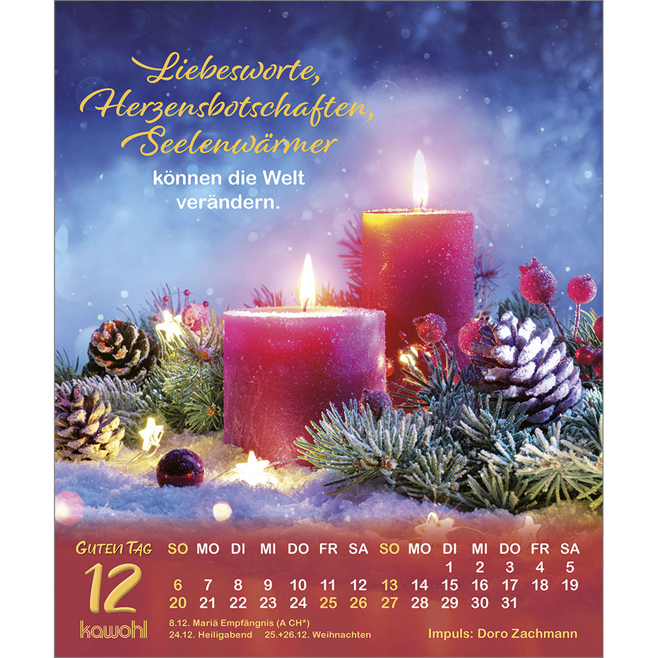 Postkartenkalender - Guten Tag 2026