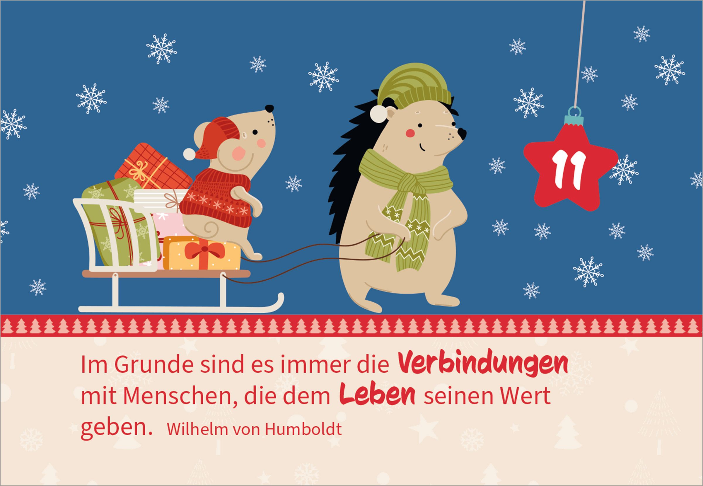 Adventskalender - Hosentaschenadventskalender 2026