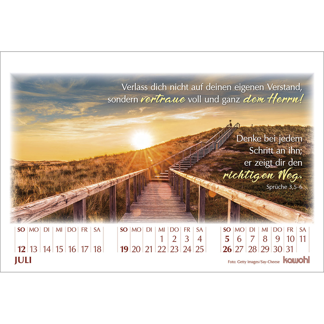 Tischkalender - In seinem Licht 2026