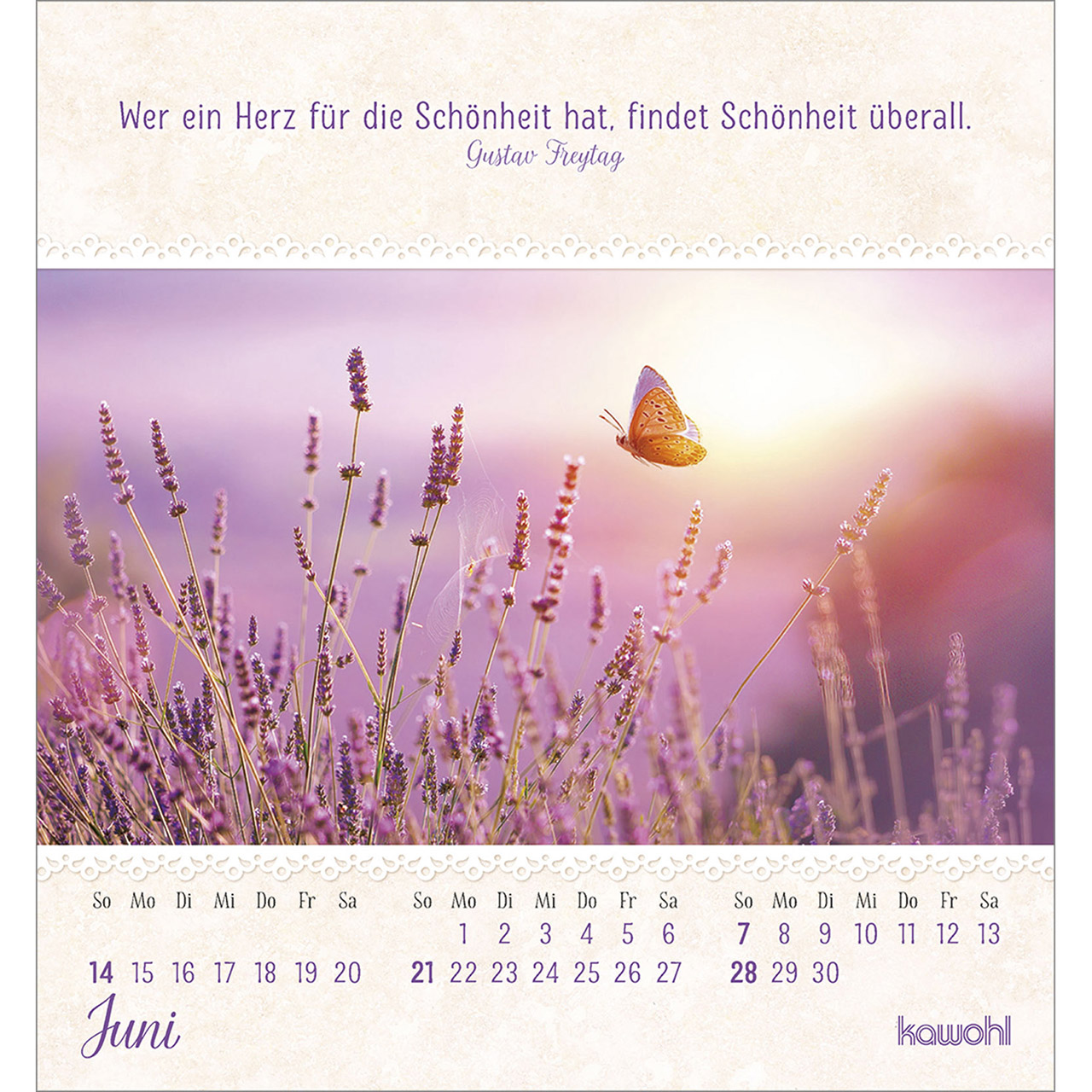 Tischkalender - Von Herzen ein gutes Jahr 2026