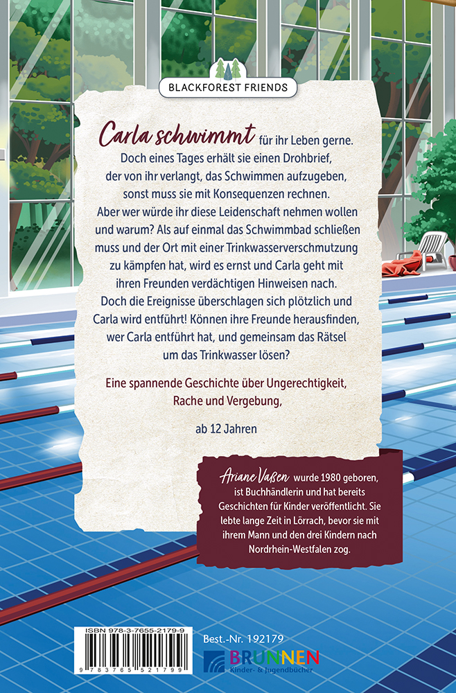 Buch - Carla: Skandal im Schwimmbad - Jugendliche Kinder Katze Schwimmbad Mädchen Junge