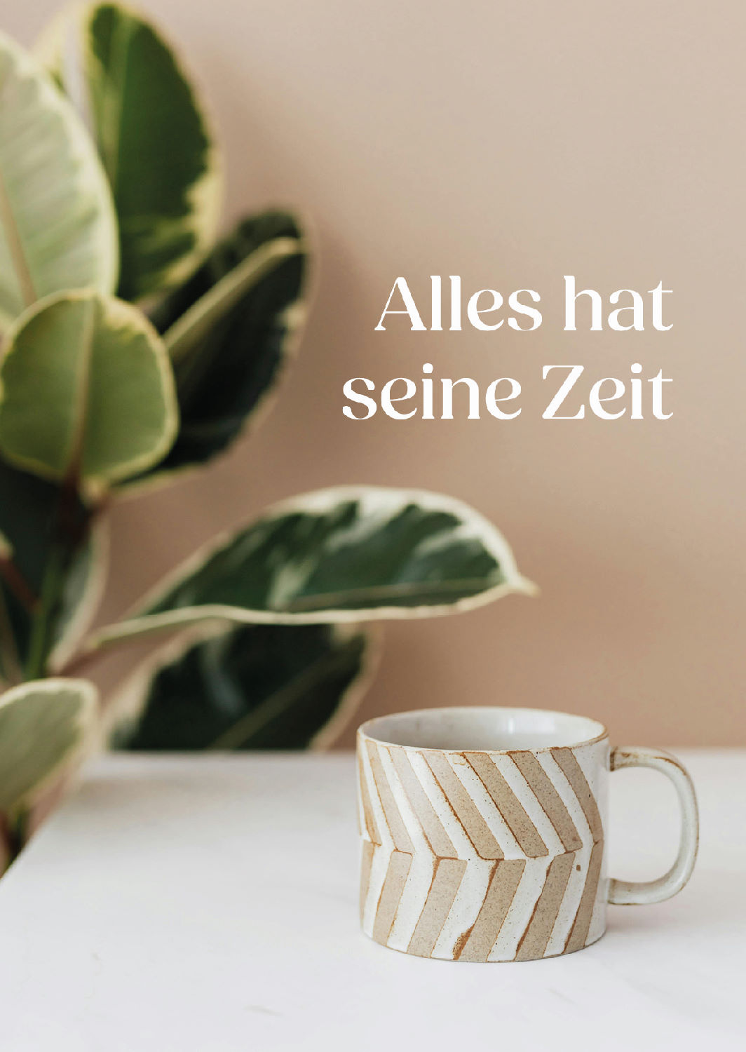 Postkarte - Postkarte 'Alles hat seine Zeit'