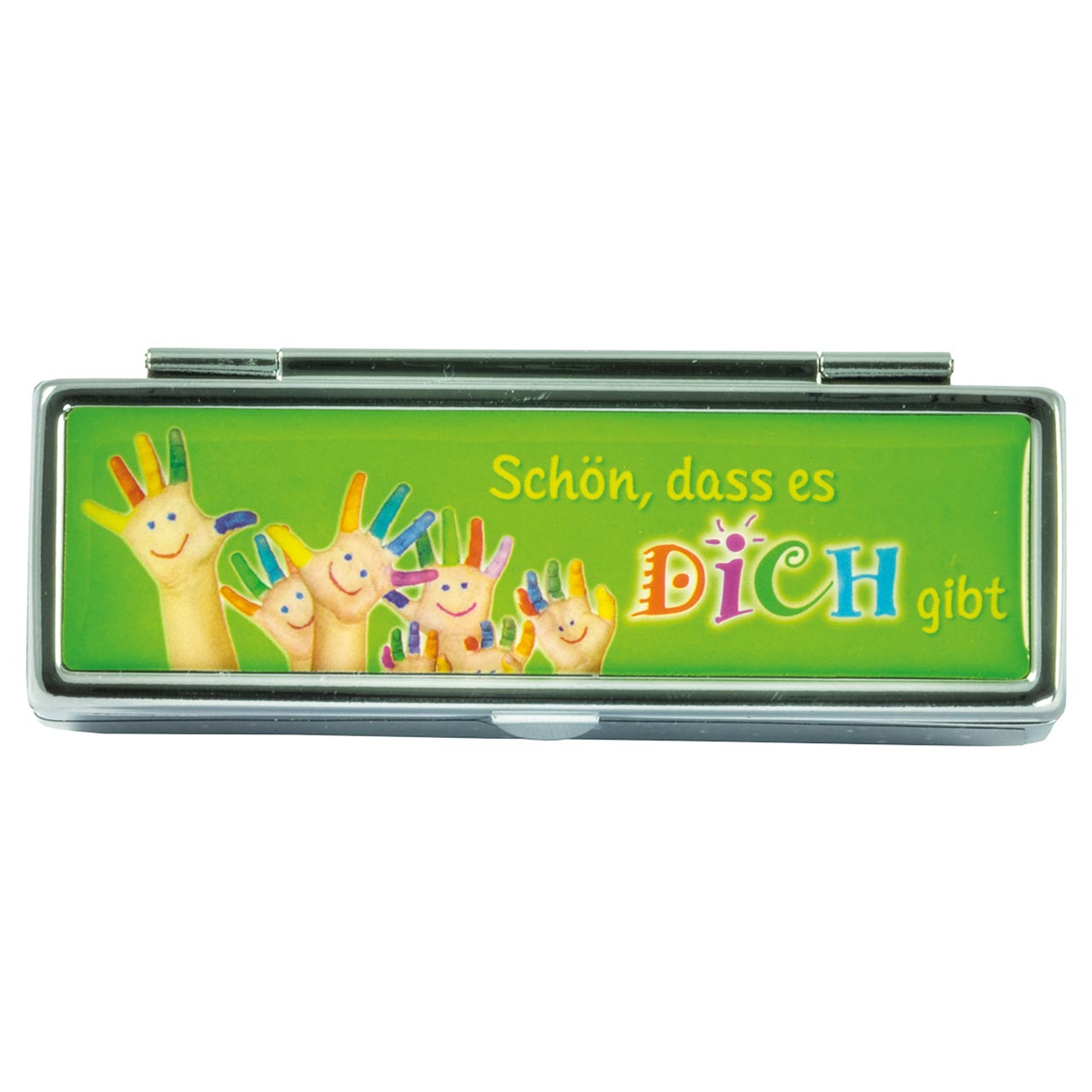 Schön, dass es dich gibt Lippenstift-Etui - Schön, dass es dich gibt - Hände bunte Finger Gesichter
