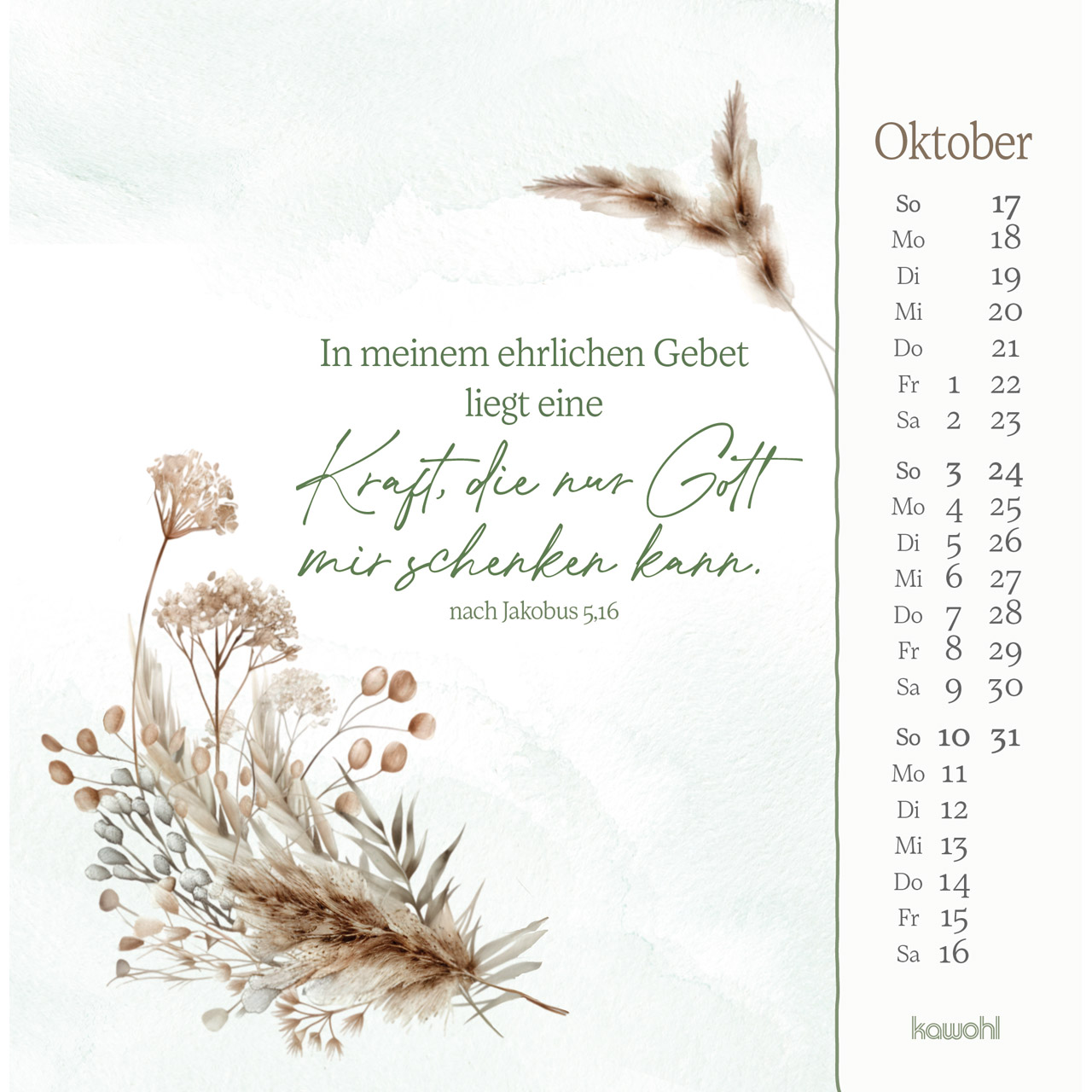 Postkartenkalender - Vor dich bring ich, was mich bewegt 2027
