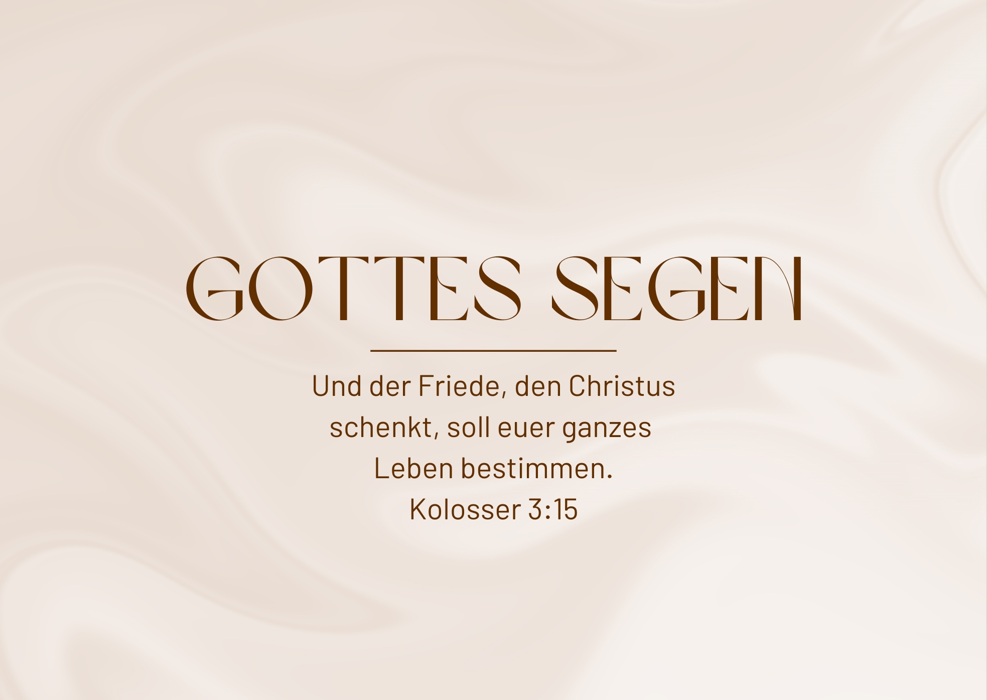 Postkarte 'Gottes Segen'