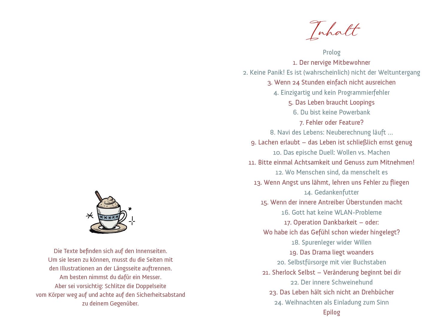 Geschenkbuch - 24 Momente nur für dich