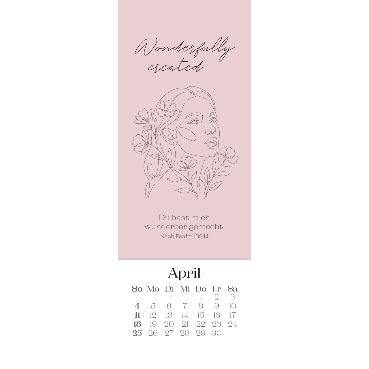 Lesezeichenkalender - Wonderfully designed 2027