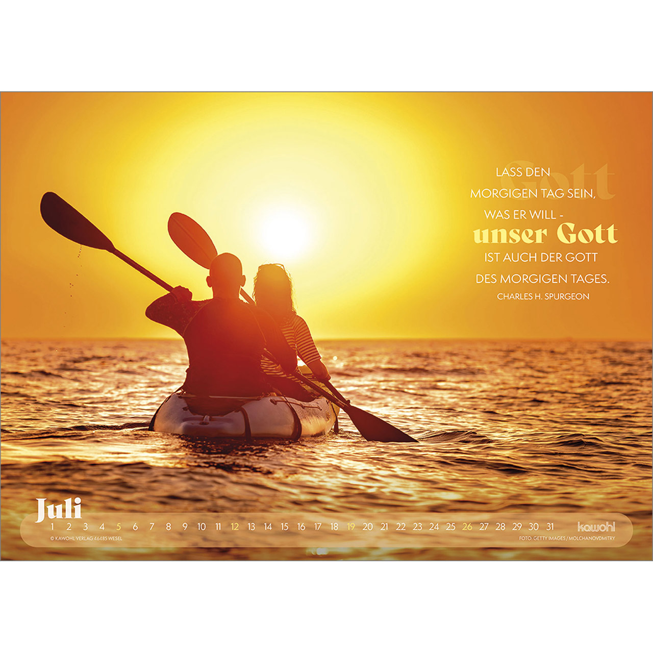 Wandkalender - Abenteuer - Unterwegs mit Gott 2026