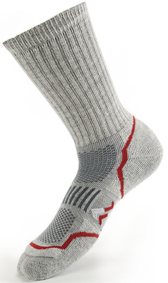 Wandersocken hellgrau