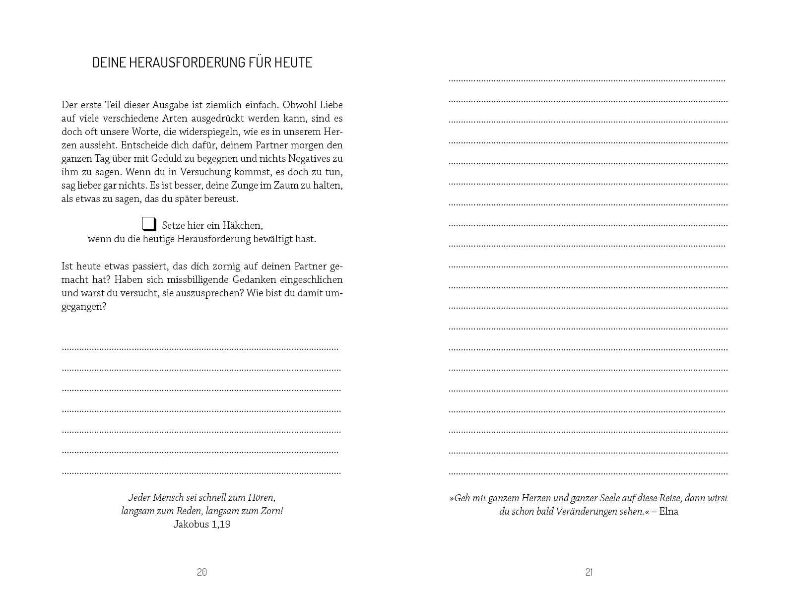Buch - 40 Tage Liebe wagen