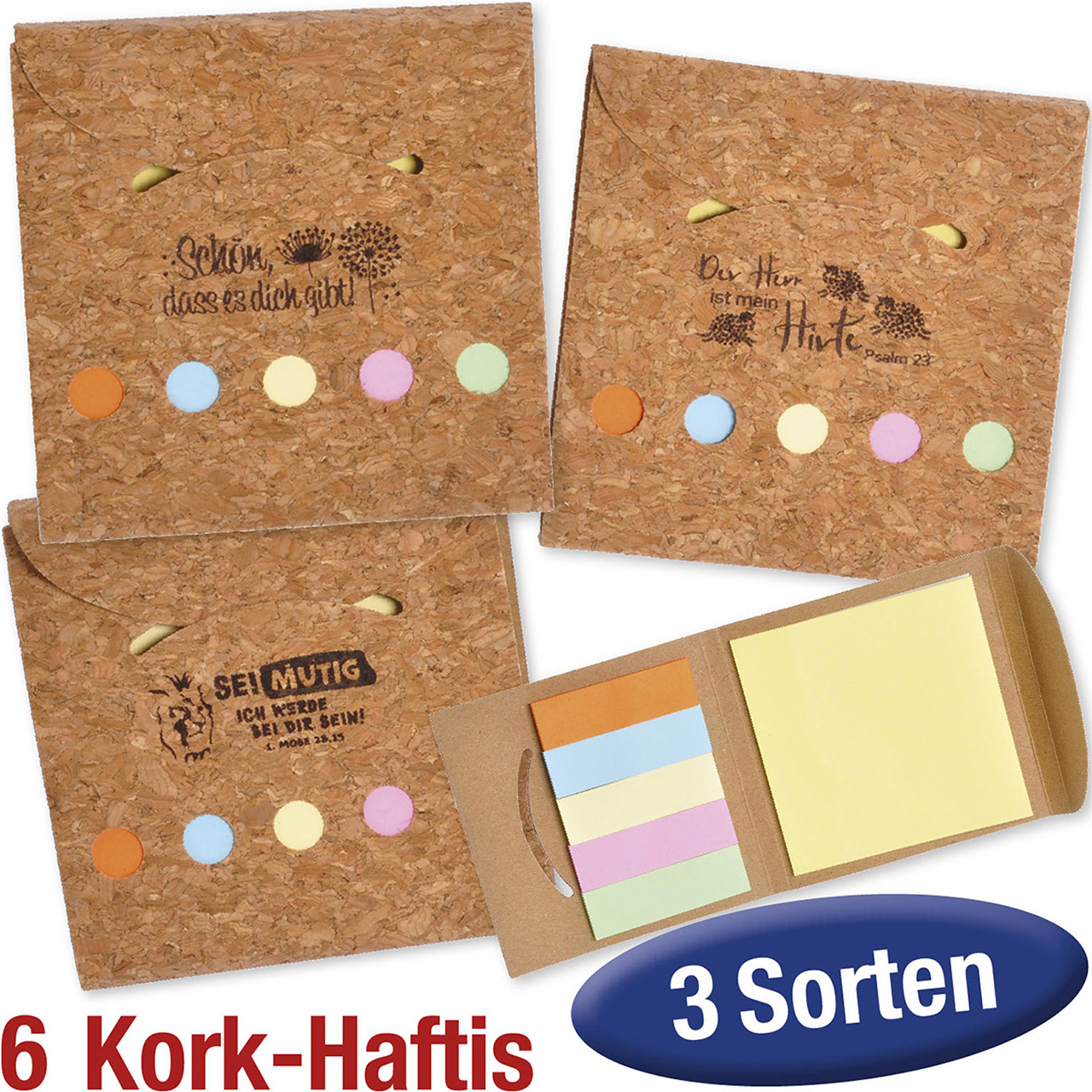Spar-Paket Haftnotizen Kork