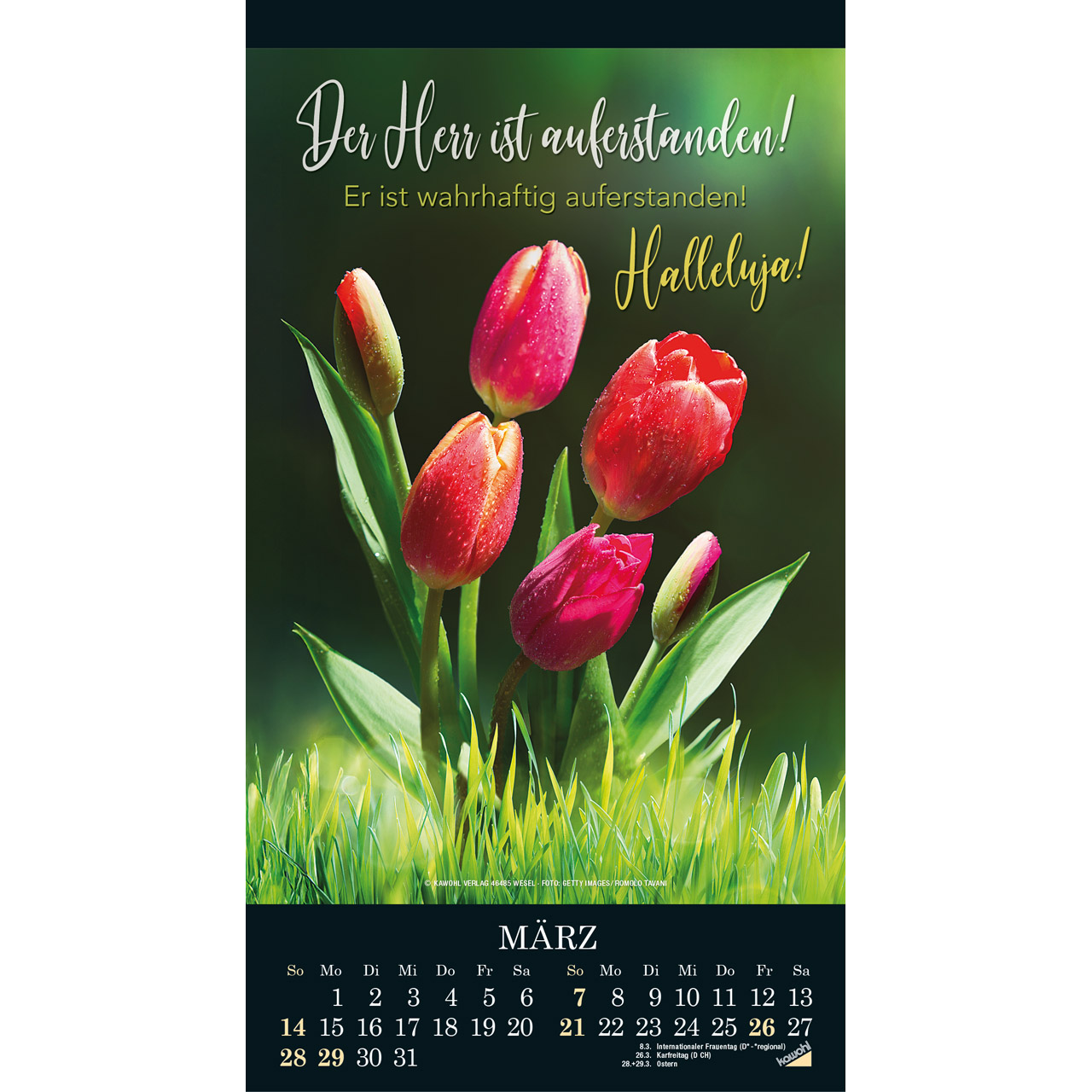 Wandkalender - Die Wunder deiner Werke 2027