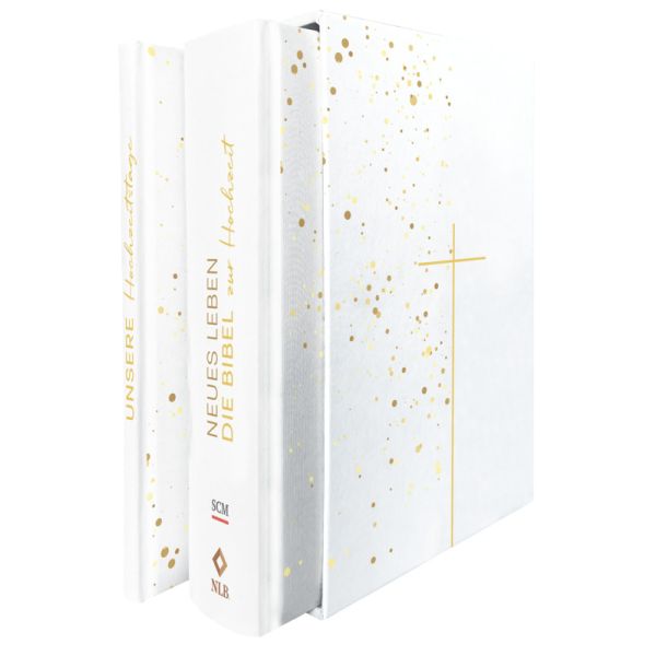 Bibel - Neues Leben. Die Hochzeitsbibel - Kreuz Punkte Muster