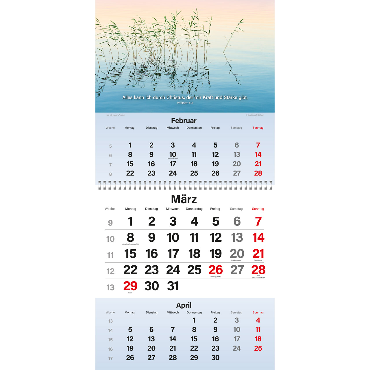 Terminkalender - Gott segne meinen Tag 2027