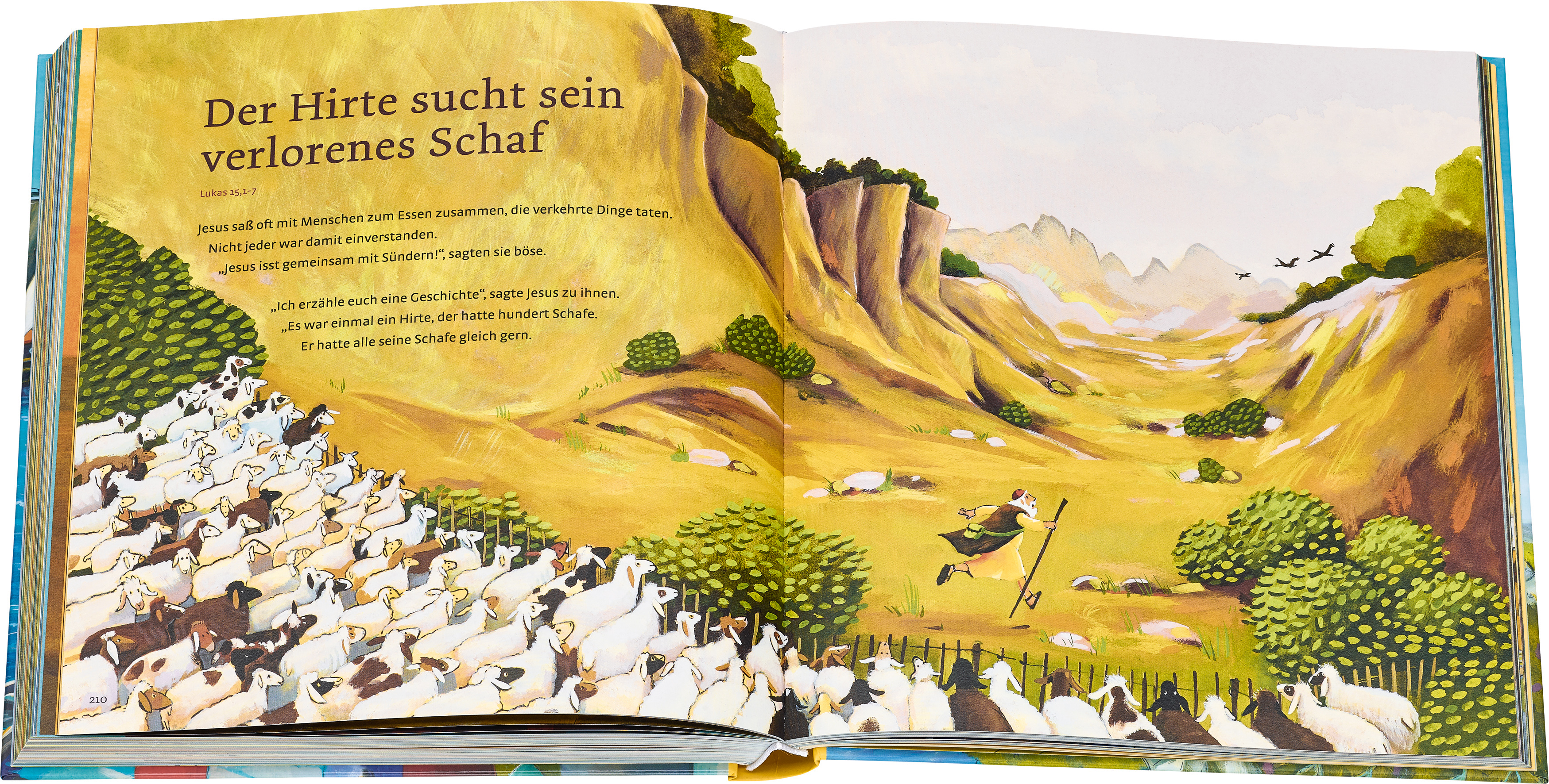Kinderbibel - Die große Bibel für Kinder - Menschen Meer Boot Häuser
