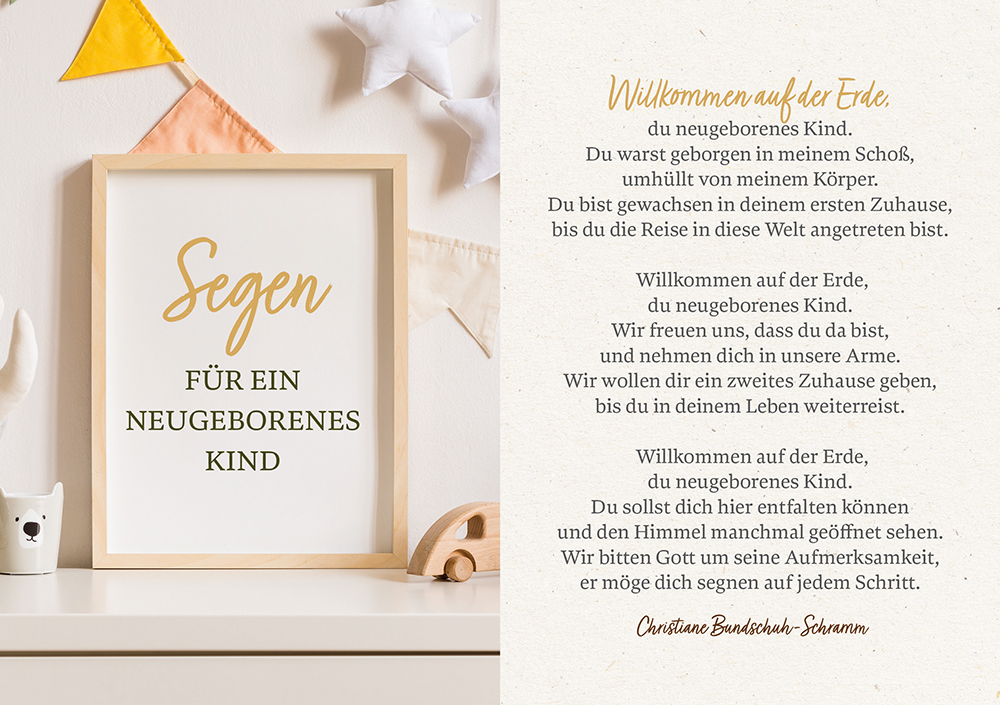Grußheft - Willkommen im Leben