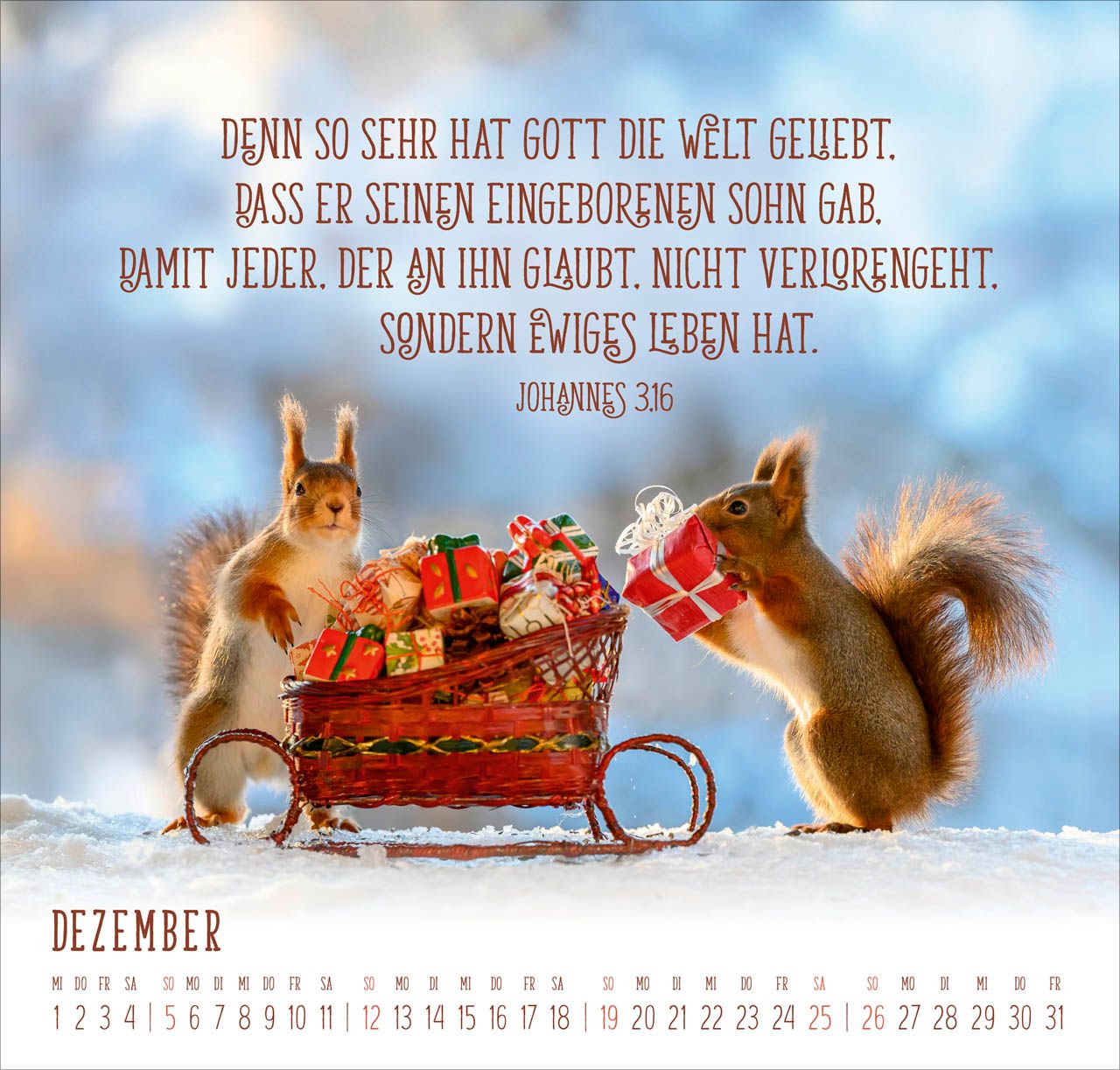 Wandkalender - Du machst mich froh 2027