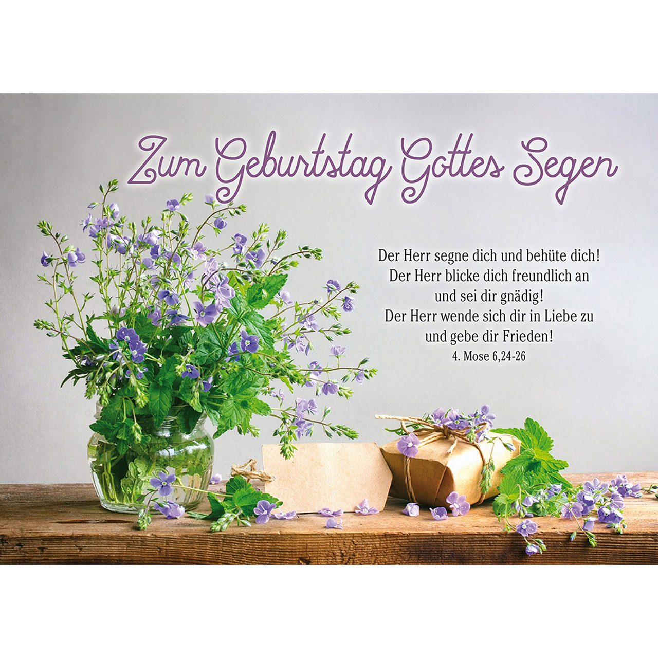 Zum Geburtstag Gottes Segen