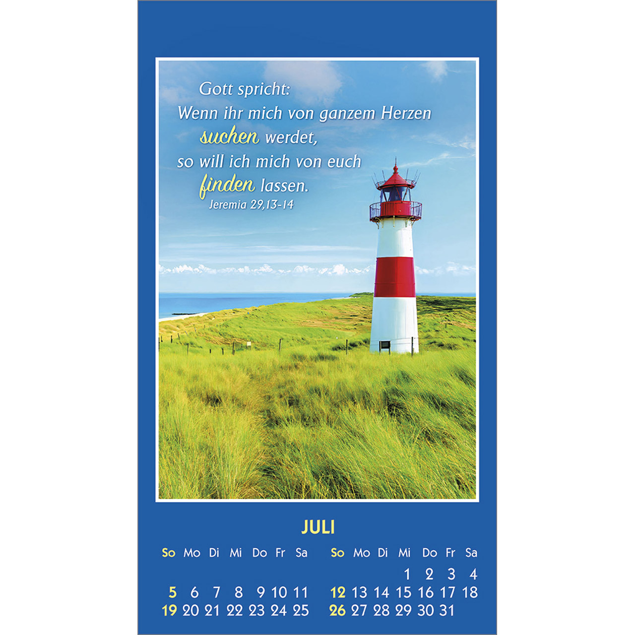 Aufkleberkalender - Gottes Wort - Licht für den Tag 2026