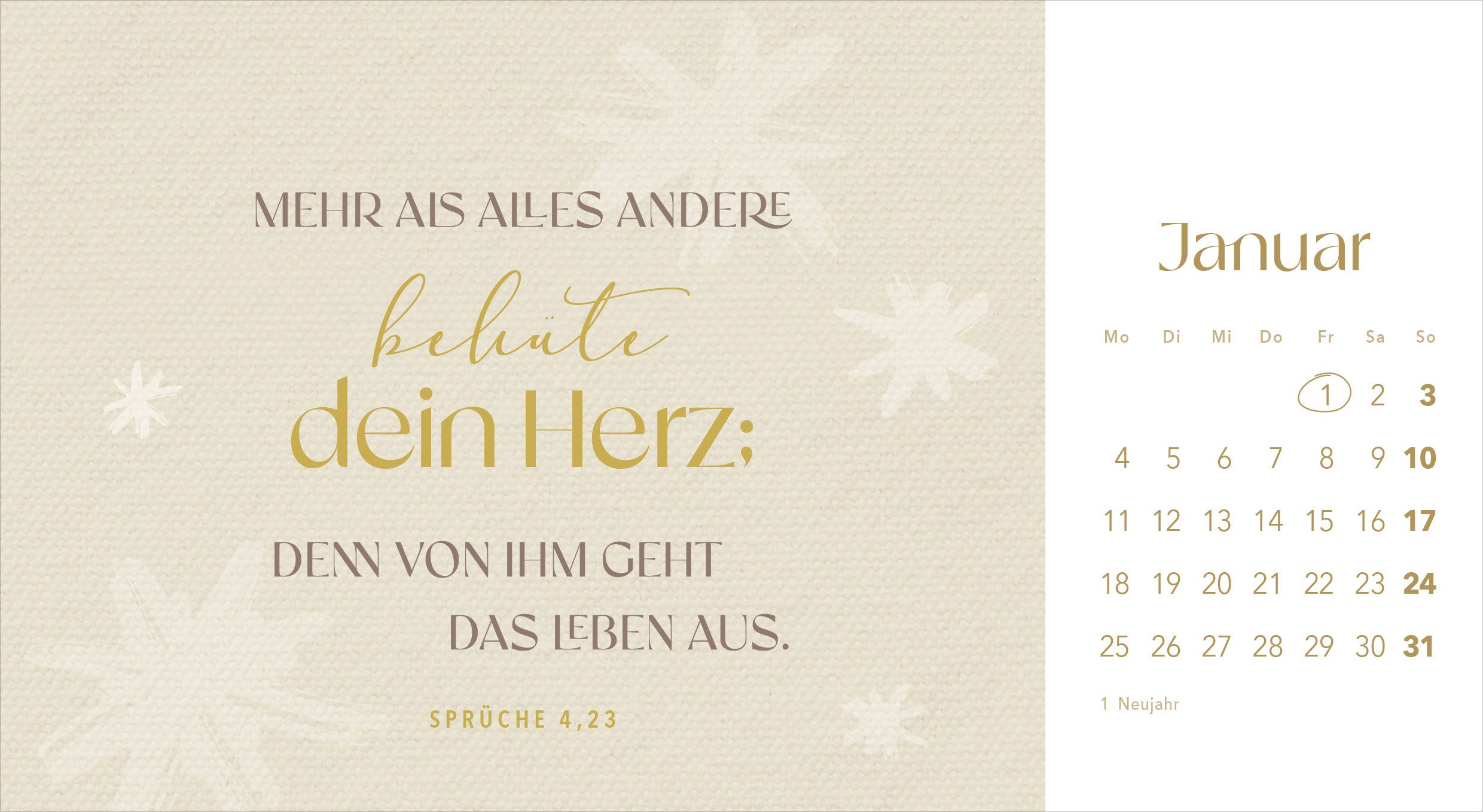 Tischkalender - Leben in seiner Gegenwart 2027
