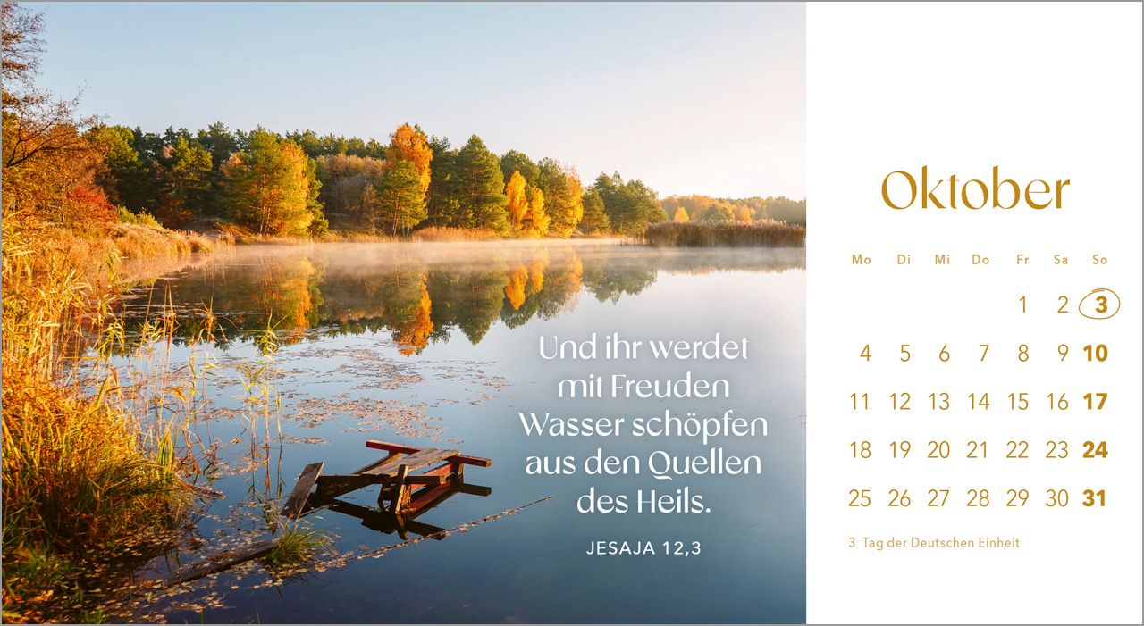 Postkartenkalender - Quelle des Lebens 2027