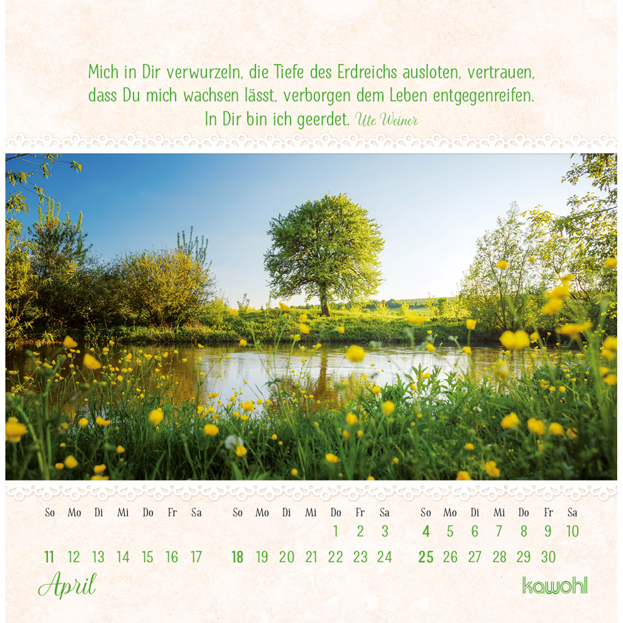 Postkartenkalender - Von Herzen gute Tage 2027