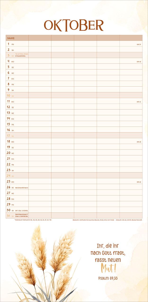 Terminkalender - Familienplaner für uns 2027