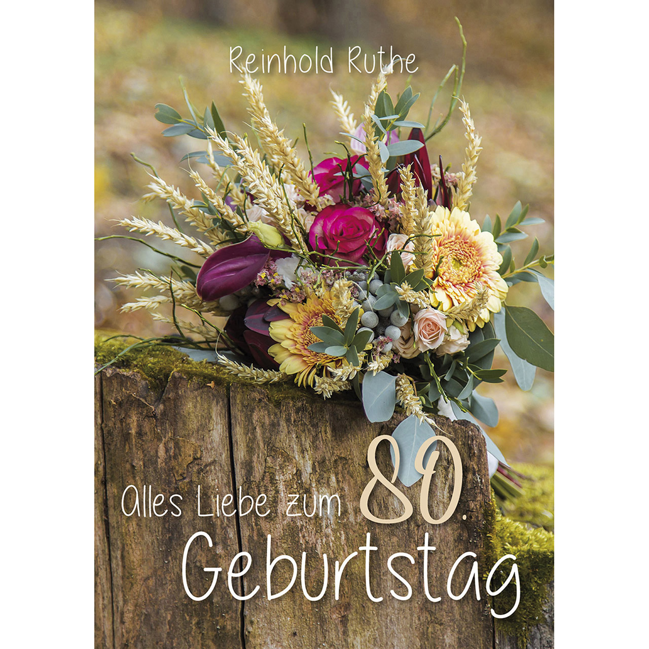 Alles Liebe zum 80. Geburtstag