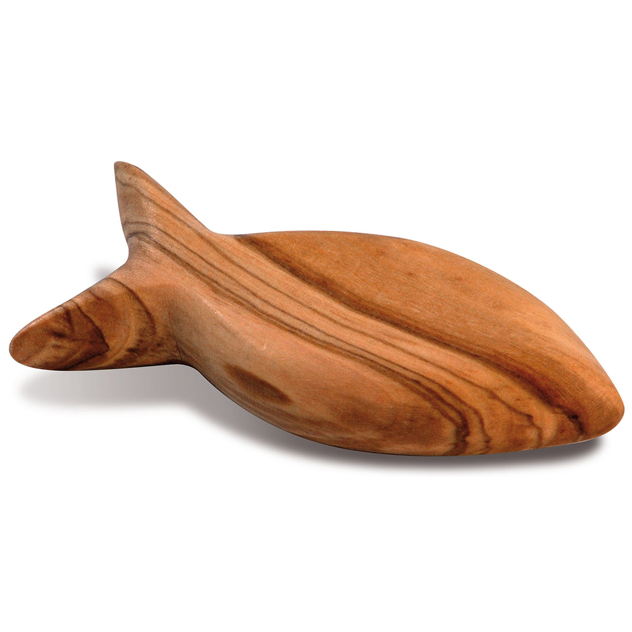 Ichthysfisch aus Olivenholz