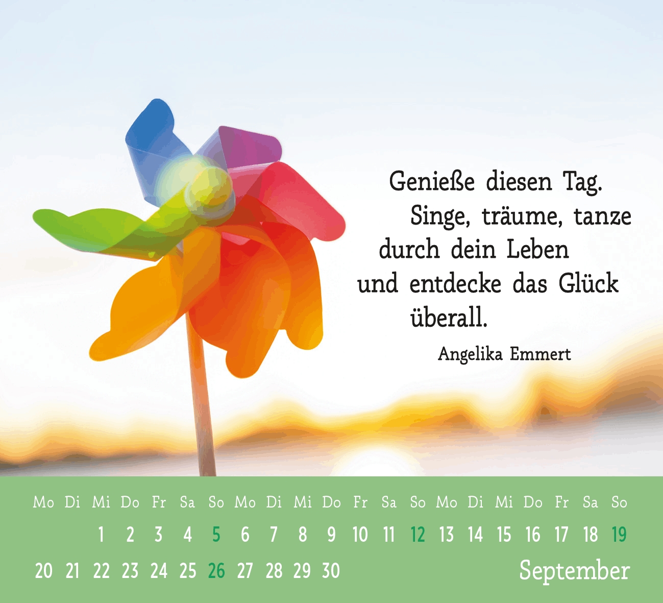 Aufstellkalender - Der kleine Glückskalender 2027