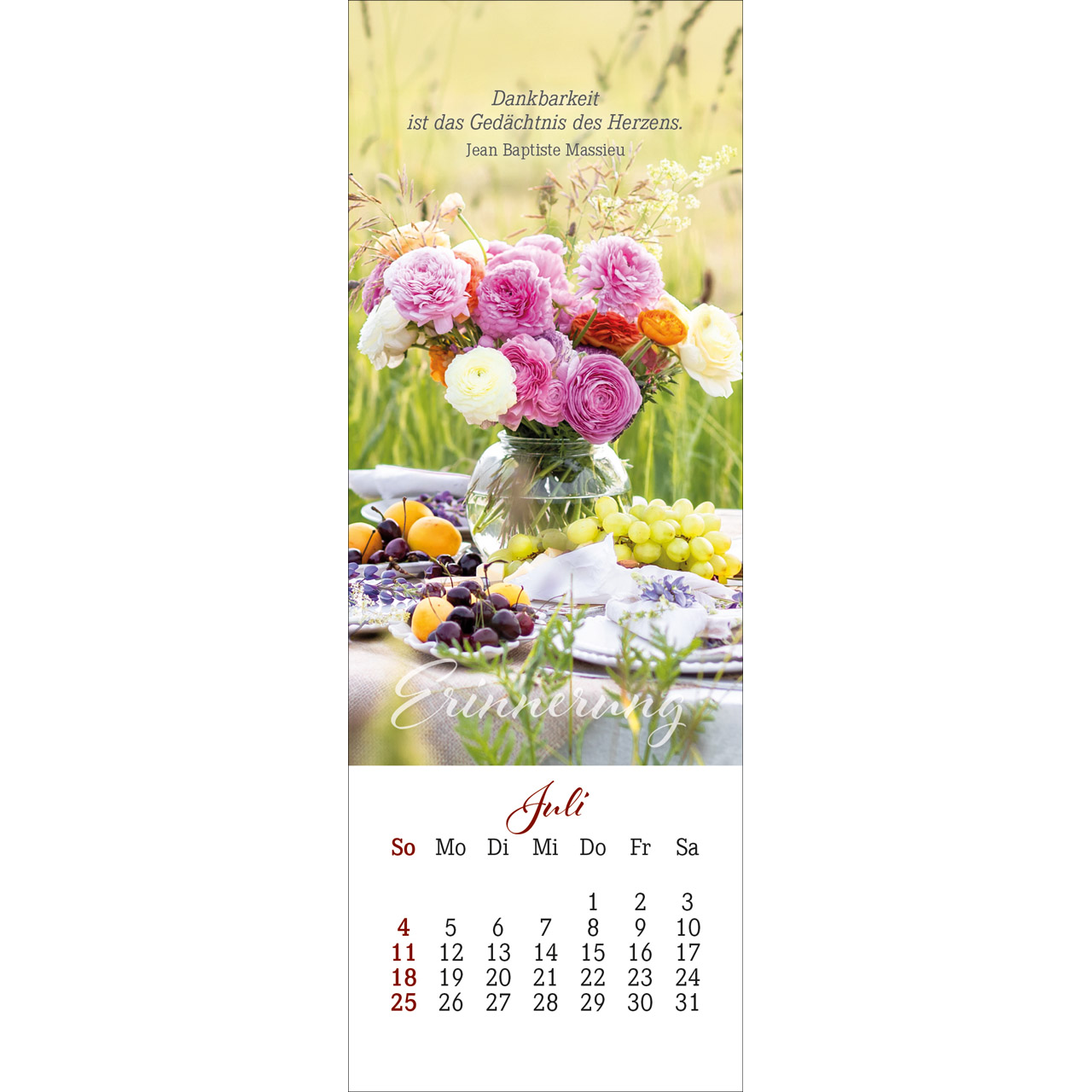 Lesezeichenkalender - Den Augenblick genießen 2027