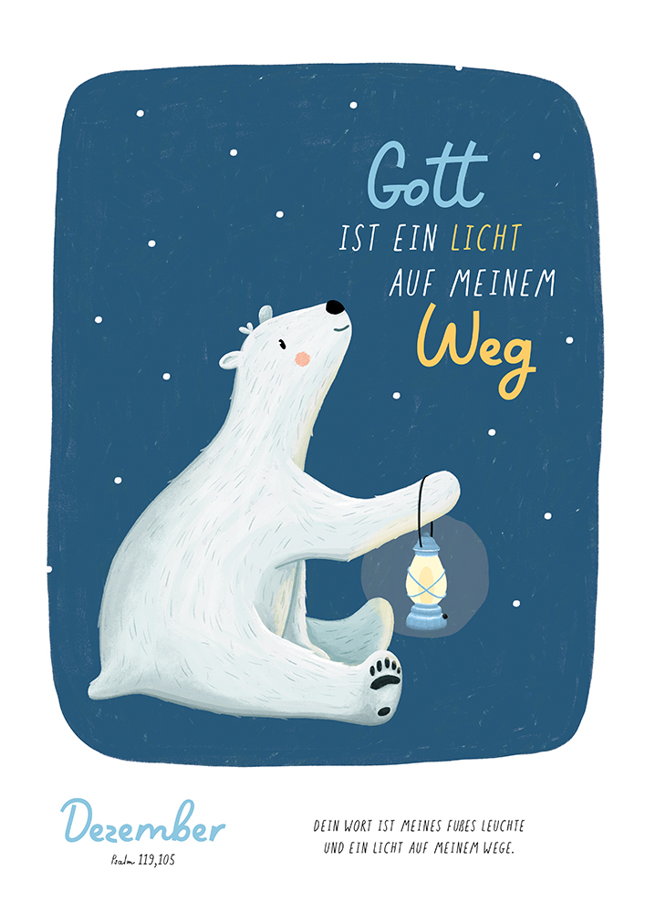 Immerwährender Kalender - Mein Gott & ich