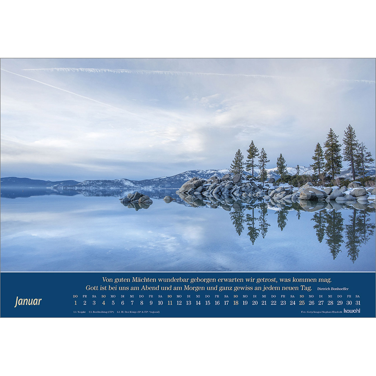 Wandkalender - Atemholen 2026