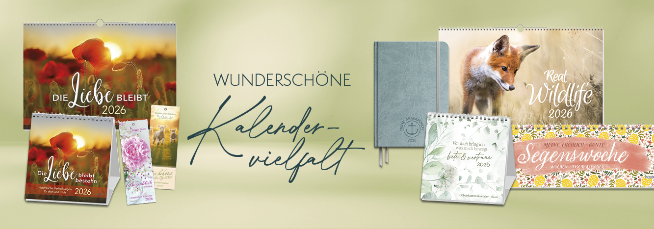 Wunderschöne Kalendervielfalt 2026: Neue Designs für jeden Geschmack, von Naturmotiven bis inspirierenden Sprüchen.