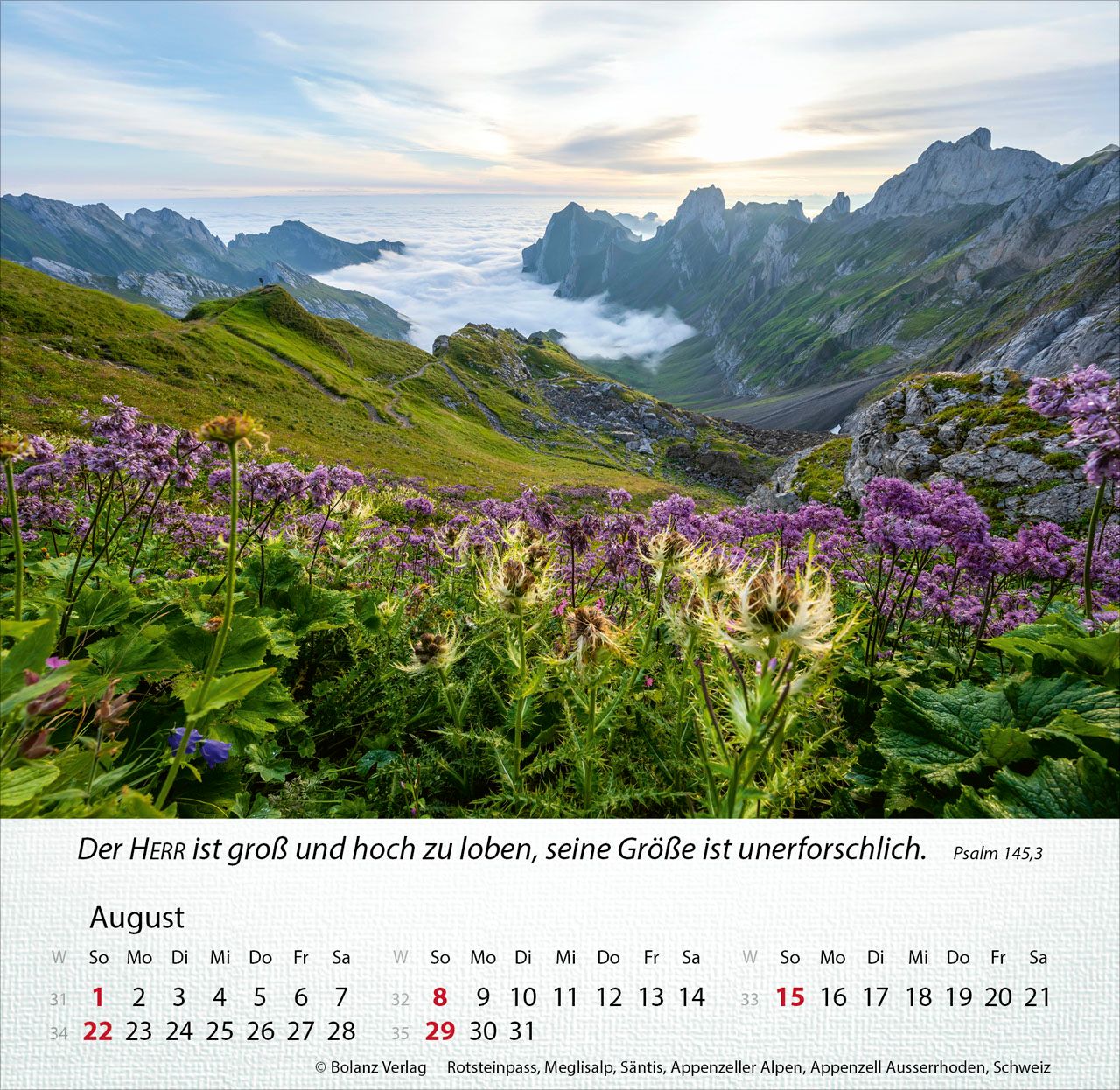 Tischkalender - Berge 2027 Tischkalender