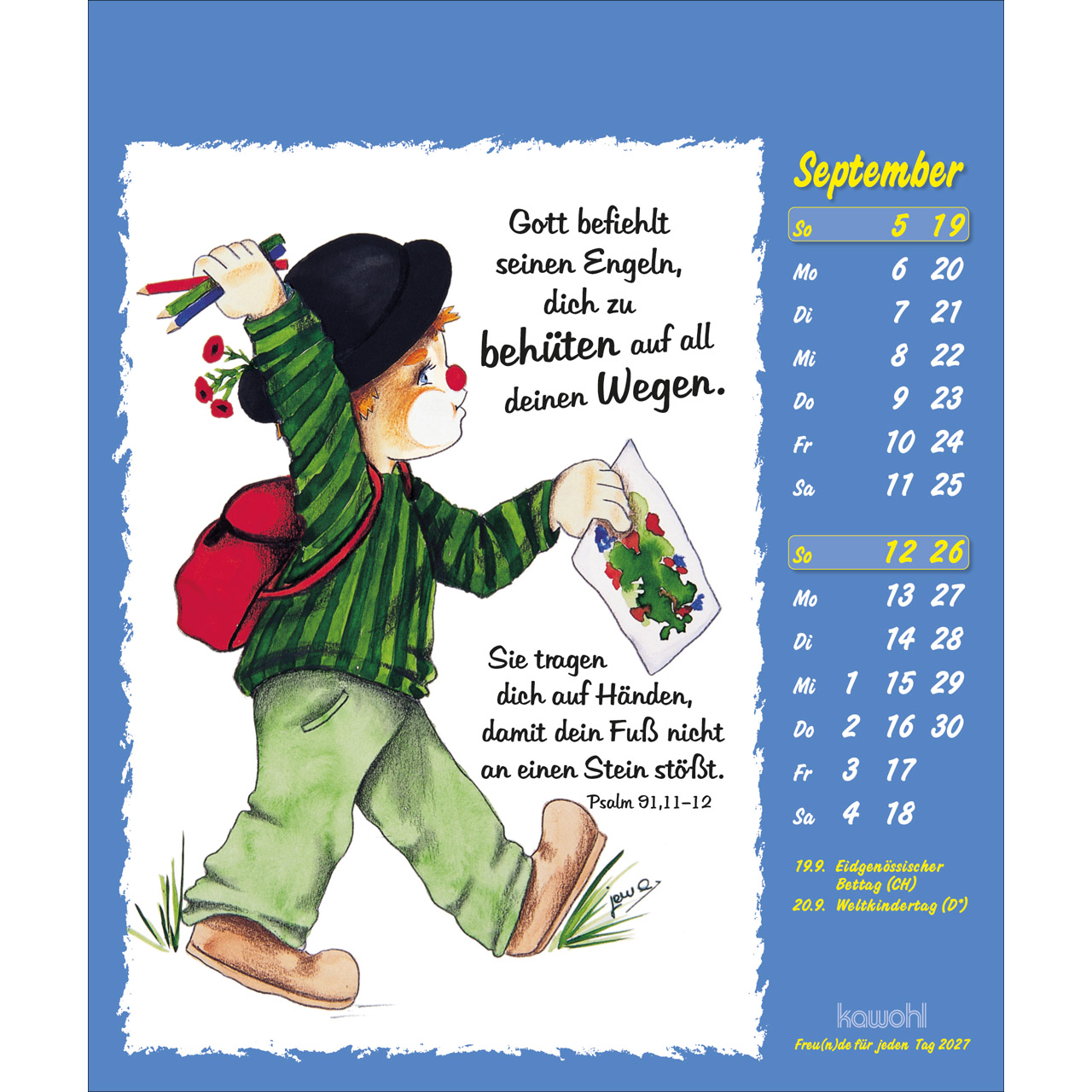 Postkartenkalender - Freu(n)de für jeden Tag 2027