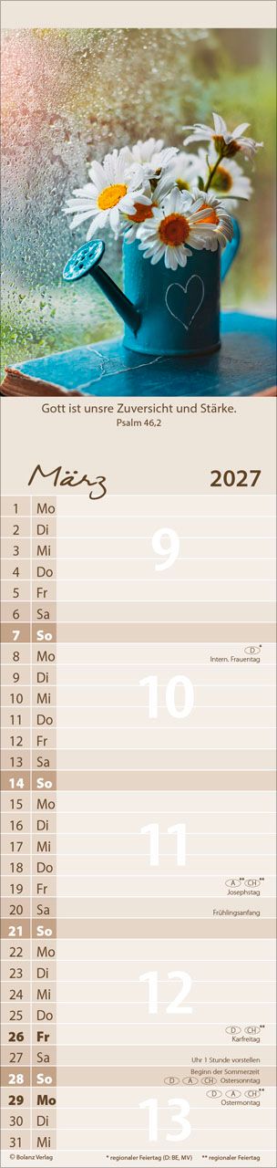 Terminkalender - Für alle 2027 Streifenterminkalender