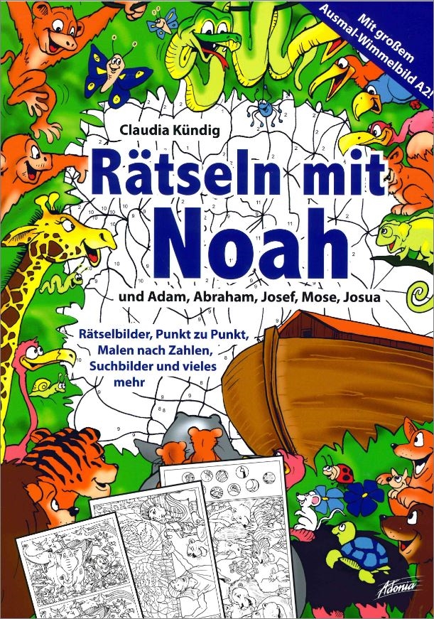 Malbuch - Rätseln mit Noah
