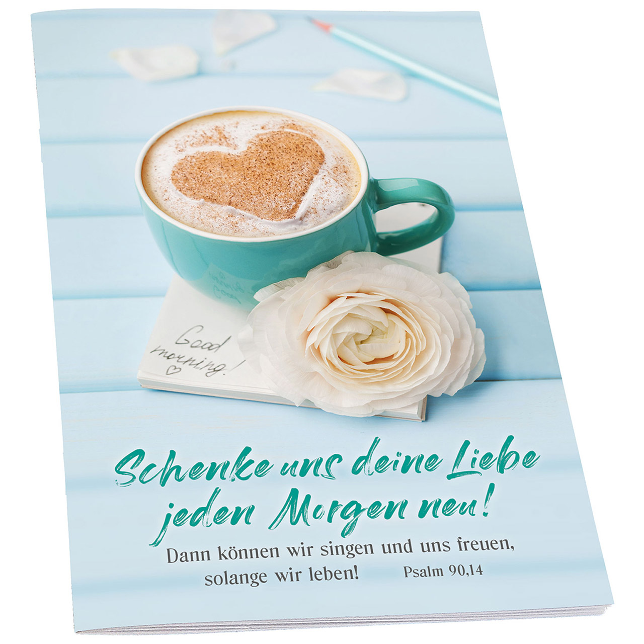 Schenke uns deine Liebe Notizheft - Schenke uns deine Liebe - Tasse  Rose Herz