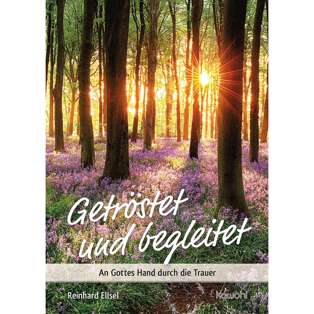 Getröstet und begleitet Grußheft - Getröstet und begleitet - Wald Sonne Bäume Blumenwiese
