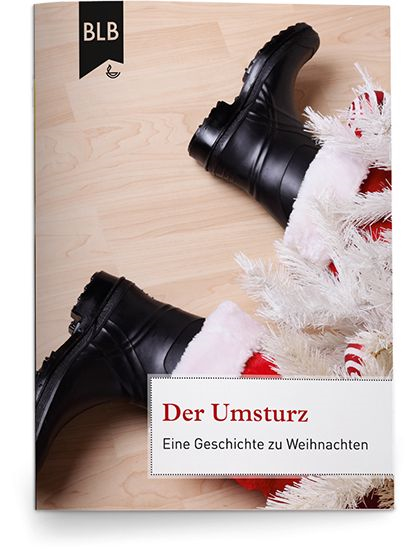 Buch - Der Umsturz - Stiefel Holzboden Tannezweige Hose