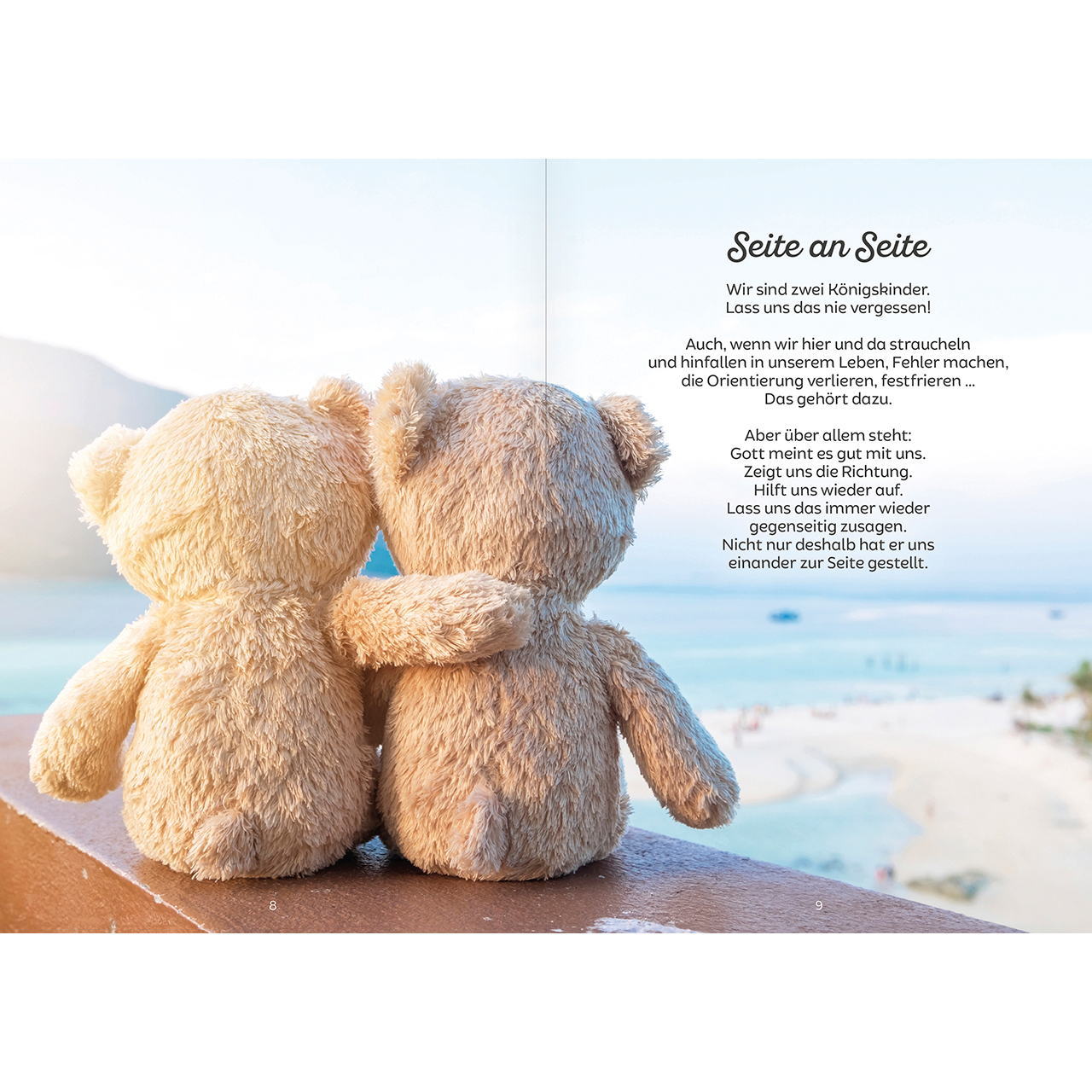 Grußheft - Weil Du mir so wertvoll bist - Glasvase Buch Blumen