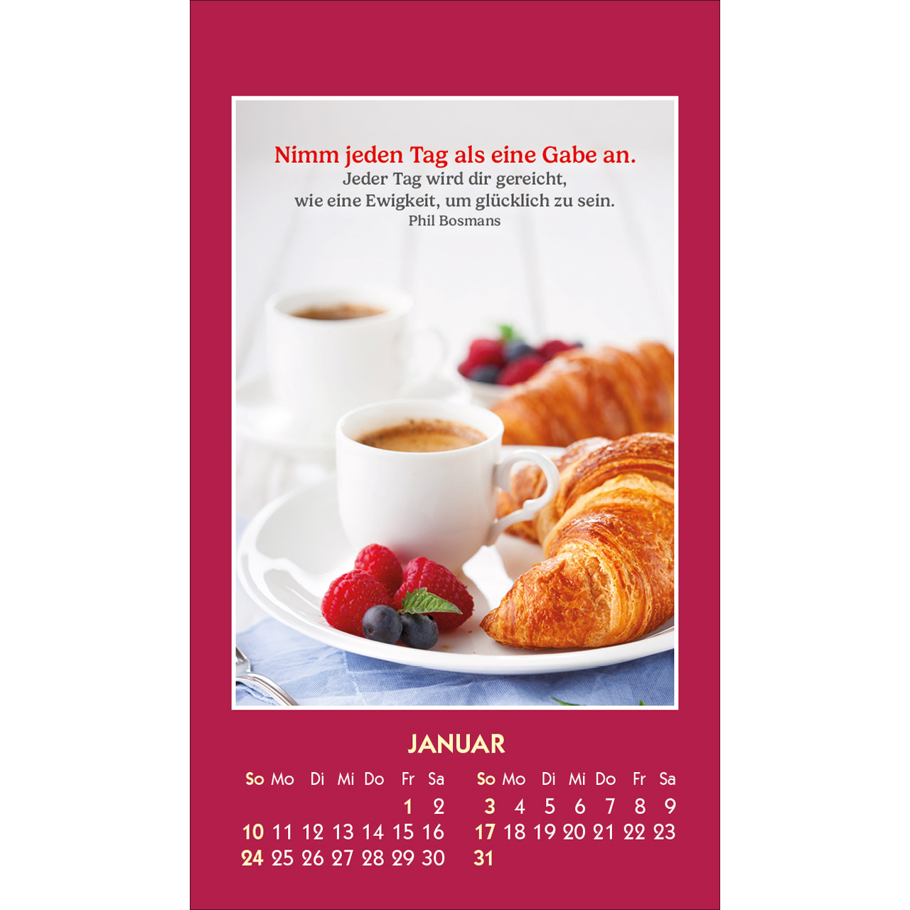 Aufkleberkalender - Gute Worte erhellen den Tag 2027