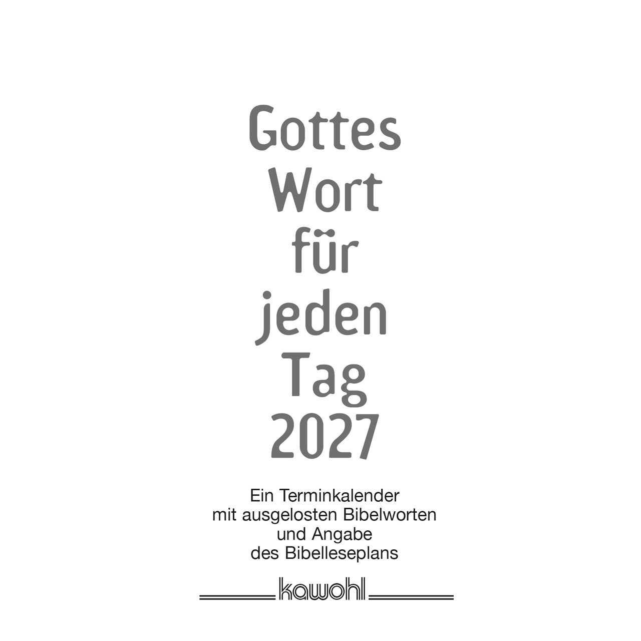 Terminkalender - Gottes Wort für jeden Tag 2027 - Schafe, Hirte, Sonne